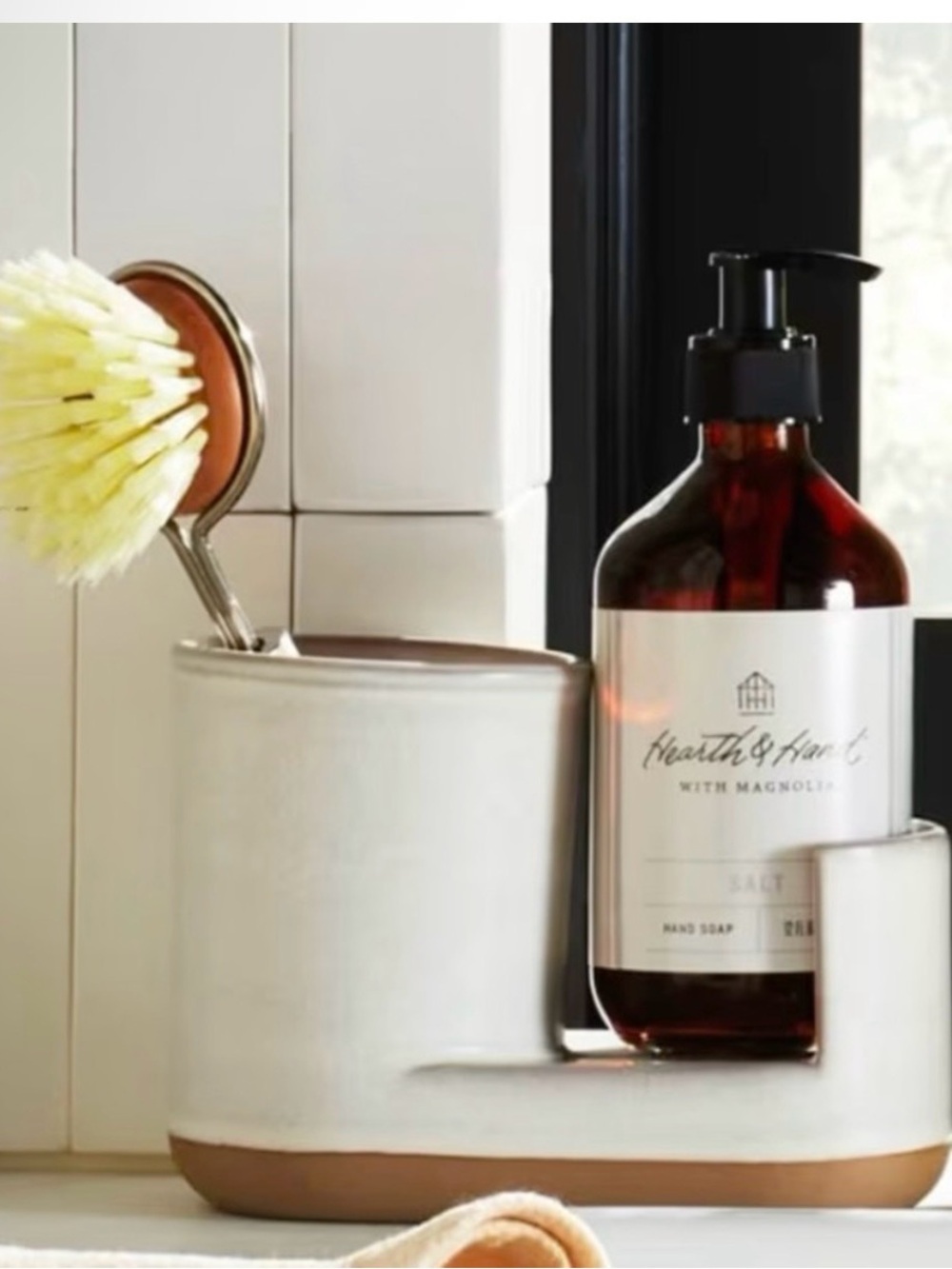 Hearth & Hand With Magnolia Stoneware Kitchen Skin Caddy